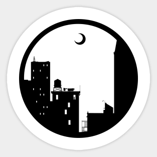 City Silhouette Sticker